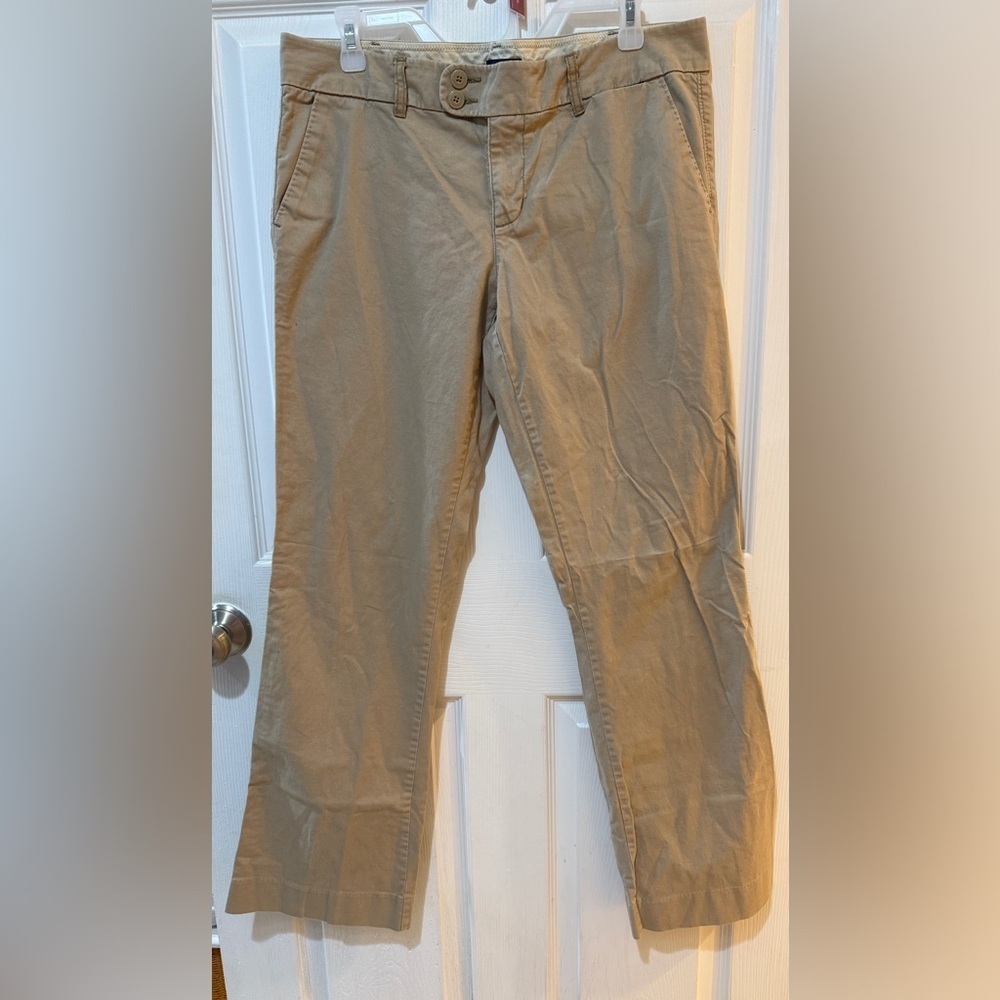 American Eagle Outfitters Tan VTG Y2K Chinos Flare Low Rise Bella Swan